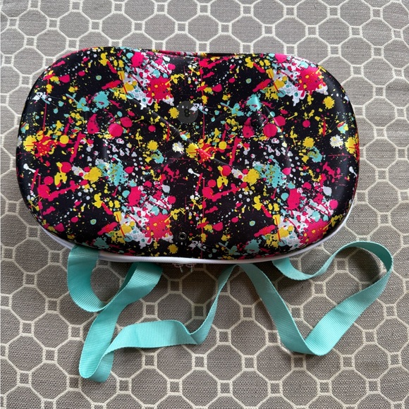 NFINITY Cheer Shoe Case With Strap and Colorful Splatter Design - Picture 1 of 7